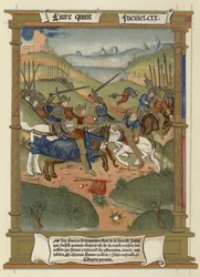 Schlacht zwischen den Idumäern und Juden