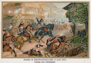 Schlacht von Fröschwiller, Angriff der Kürassiere