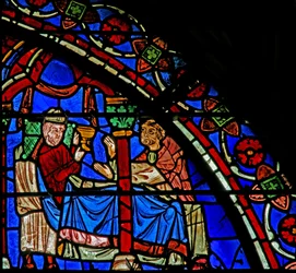 Bischof Pappolus - im St. Cheron Fenster