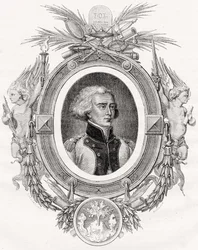 Bon-Adrien Jeannot de Moncey, Herzog von Conegliano, graviert von Pannemaker-Ligny nach Linard, aus 