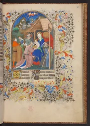Stundenbuch, Add MS 32454 f.35r, Frankreich