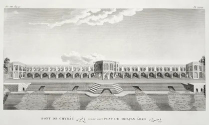 Brücke von Shiraz, Isfahan, aus Voyages du Chevalier Chardin en Perse, et autres Lieux d