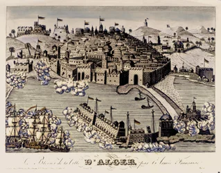 Kolonialismus: Die Blockade der Stadt Algier durch die französische Armee, 1830