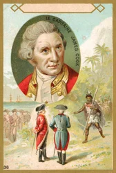 Kapitän James Cook, englischer Entdecker