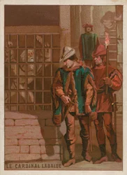 Kardinal Jean La Balue im Gefängnis 1469