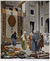 Teppichhändler in Ägypten