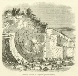 Basaltsteinbruch am Langenberg bei Köln