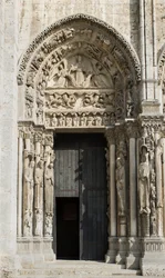 Kathedrale von Chartres, Bucht links vom Königstor, Westfassade