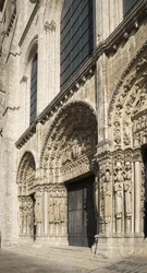 Kathedrale von Chartres, Königliches Portal, Westfassade