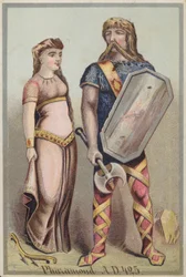 Keltischer Herr und Frau