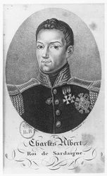 Karl Albert, König von Sardinien (Gravur)