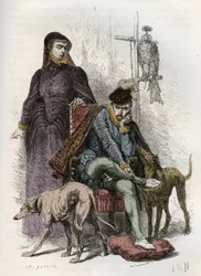 Karl IX. und Katharina von Medici - Caterina de