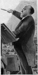 Charles Lamoureux (1834-1899), französischer Geiger, erster Dirigent der Pariser Oper