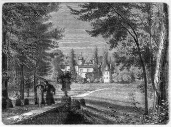 Schloss Savigny-sur-Orge (Savigny sur Orge) Residenz von Louis, Nicolas DAVOUT (1770-1823) Marschall des Kaiserreichs - in „Histoire de l