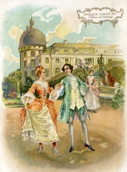 Schloss Valençay (Indre) zur Zeit von Ludwig XV.