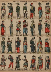 Militärische Kinderkostüme