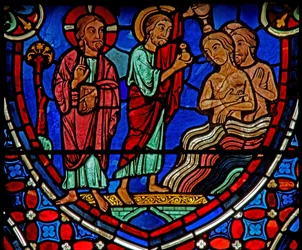Christus segnet Apostel