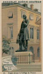 Claude Bernard, Physiologe, 1813-1878, errichtet vor dem College de France