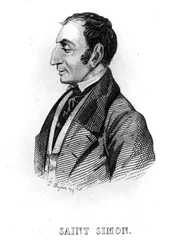 Claude Henri de Rouvroy (1760-1825) Comte de Saint-Simon, 18.-19. Jahrhundert