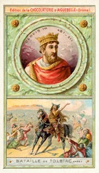 Chlodwig I. in der Schlacht von Tolbiac, 496