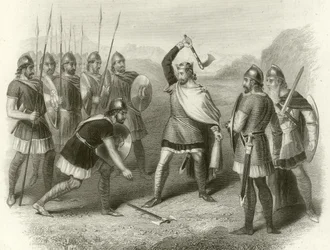 Chlodwig und sein rebellischer Soldat, 487