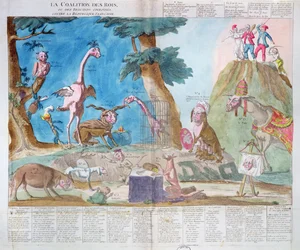 Koalition der Könige oder gekrönte Räuber gegen die Französische Republik, 1794