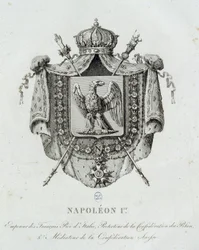 Wappen von Napoleon I. - in „Armorial General of the French Empire“ von H. Simon