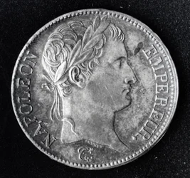 Münze mit Napoleon I. (Metall)