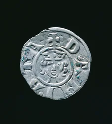 Münze von Johann von Brienne (ca. 1170-1237)