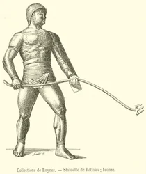 Sammlungen von Luynes, Statuette eines Retiarier, Bronze