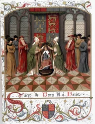 Krönung von Heinrich VI. in Paris im Jahr 1431