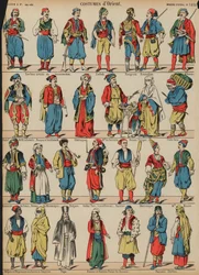 Kostüme des Balkans (Farbstich)
