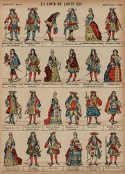 Hof von König Ludwig XIV. von Frankreich