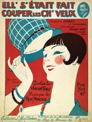 Cover für die Partitur, Sie ließ sich die Haare schneiden, 1924