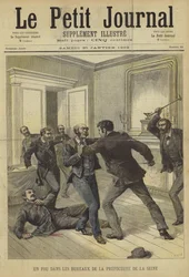 Titelblatt von Le Petit Journal, 30. Januar 1892