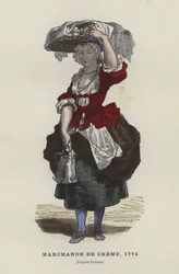 Sahneverkäufer, 1744