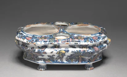 Essig- und Ölständer, hergestellt von Héraud-LeRoy-Manufaktur, ca. 1740