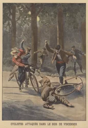 Radfahrer im Bois de Vincennes in Paris angegriffen