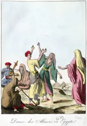 Tanz der Almies in Ägypten. 1811.