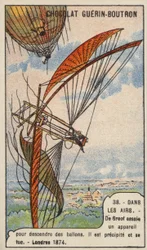 Tod von de Groof beim Testen eines Apparats zum Abstieg aus einem Ballon in London