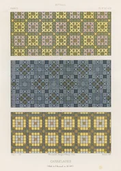 Dekorative Fliesen des 15. Jahrhunderts in Frankreich