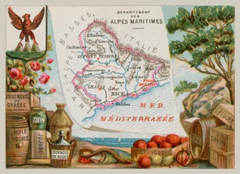 Departement Alpes-Maritimes in Südostfrankreich