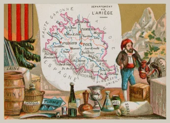 Departement Ariège in Südwestfrankreich