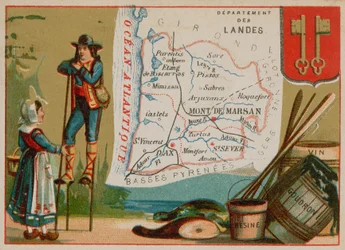 Departement Landes in Südfrankreich