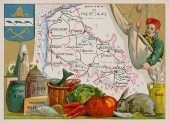 Departement Pas-de-Calais in Nordfrankreich
