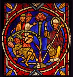 St. Martin und das Wunder des Kiefernbaums