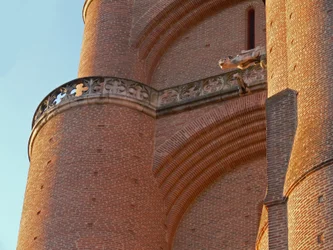 Detail des Mauerwerks des Westturms (Detail)