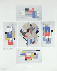 Entwurf für ein Hotel Particulier, Illustration in 