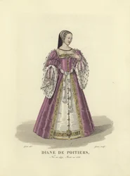 Diane de Poitiers, Favoritin von König Heinrich II. von Frankreich