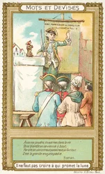 Glaube nicht, wer den Mond verspricht